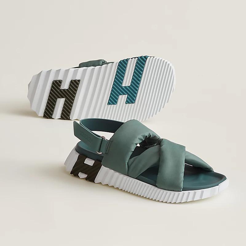 Dép Hermes Electric Sandal Nữ Xanh Dương